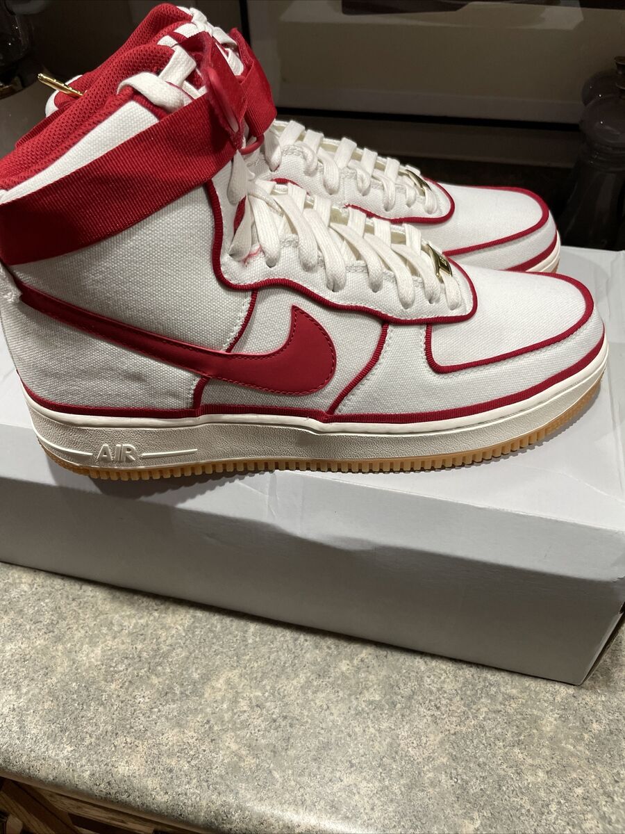 Nike Air Force 1 '07 LV8 High Red for Sale | Authenticity Nike Air Force 1 '07 LV8 High Red for Sale | Authenticity