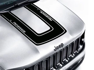 Jeep Renegade Trailhawk Kapuze Motorhaube vorne Vinyl Aufkleber Aufkleber - Bild 1 von 1