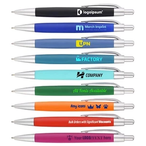 Personalised Pens 100-500 Wholesale Colour Printing Promotional Gift Bulk Pens - Picture 1 of 19
