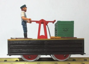 LGB 2001 MOTORIZED  HAND CAR  no barrels - Picture 1 of 4