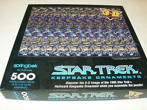 Springbok 500 Piece Puzzle "Star Trek Keepsake Ornaments" 3-D 1994 - Picture 1 of 9