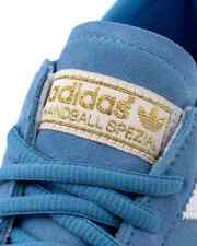 adidas Spezial Handball Light Blue Gold Logo Trainers Men Retro Sneakers Shoes