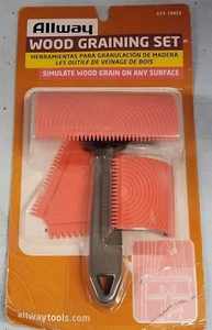 Vintage NIP Allway Wood Graining Set GT3 10023 Sealed Craft - Picture 1 of 6