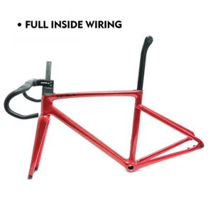 Carbon Fiber Road Bike Frame Internal Routing Disc Brake Bicycle Frameset  - Picture 1 of 16