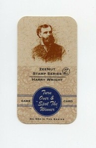 #TN27616 HARRY WRIGHT Hall of Fame Baseball Game Card