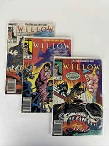 1988 Marvel Comics WILLOW Issues  #1-3 COMPLETE SET W/Sleeves - Free Shipping! - Picture 1 of 7