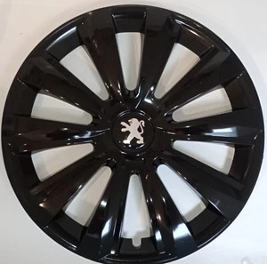 4 Radkappen Radzierblenden fur PEUGEOT 206 306 307 Partner Expert 14" SCHWARZ - Picture 1 of 1