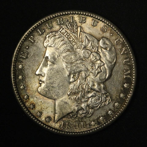 1891-S $1 Morgan Silver Dollar - Free Shipping USA Cover