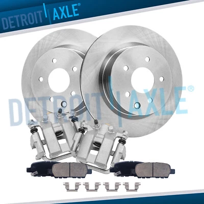 308mm Rear Disc Rotors + Brake Calipers & Brake Pads for G35 G37 M45 M35 350Z — 第 1/4 张图片