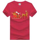 Mens Pug Puppy Dabbing Santa Print T-Shirt Kids Ho Ho No Cat Fancy Top Tees