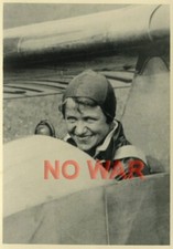 WWII ORIGINAL PHOTO LUFTWAFFE TEST PILOT IRON CROSS FIRST CLASS Hanna Reitsch