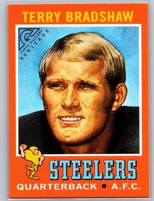 2002 Topps Gallery #GH-TB Terry Bradshaw Heritage - Image 1 of 2