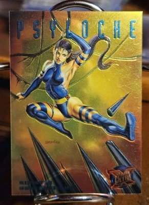 1995 Fleer Ultra X-Men Sinister Observations Released Psylocke #7 Chromium Card - Image 1 of 3