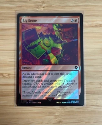 MTG: Big Score (Surge Foil) Commander: Final Fantasy Surge Foil NM - Image 1 of 2