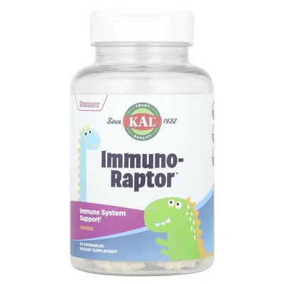 Dinosaurs®, Immuno-Raptor™, Orange, 60 Chewables - Image 1 of 2