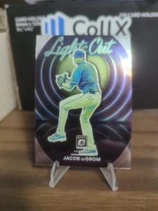 🔥2022 Donruss Optic Lights Out #LO-14 Jacob deGrom - New York Mets🔥 - Picture 1 of 2