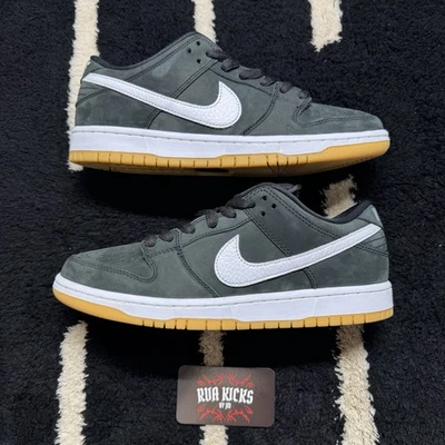 Nike SB Dunk низкий Pro черный резинки размер 9 совершенно новый-CD2563-006 - Изображение 1 из 4