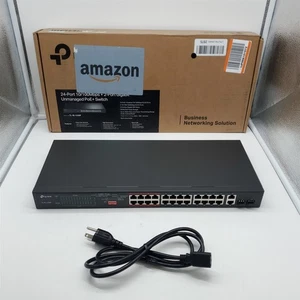 TP-Link TL-SL1226P 24 Port 10/100Mbps Fast Ethernet PoE Switch - Picture 1 of 4
