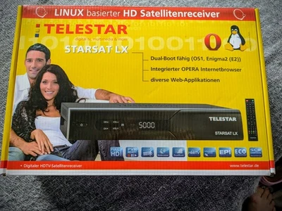 Satreceiver,Telestar STARSAT LX Linux Hd,Enigma2 OpenATV,  Opera Internetbrowser - Bild 1 von 4