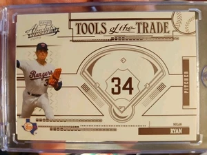 2005 PLAYOFF ABSOLUTE #TT-34 NOLAN RYAN TOOLS OF THE TRADE Rangers  - Picture 1 of 4
