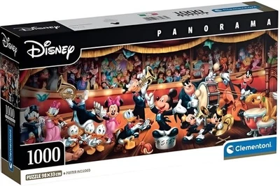 NUEVO Rompecabezas Panorama Clementoni 1000 Piezas Alta Calidad Disney Orchestra Foto 1 de 2