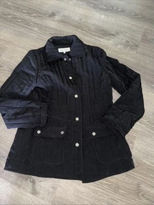 Women’s Size Medium Black Button Down Jacket By Calvin Klein - Bild 1 von 12