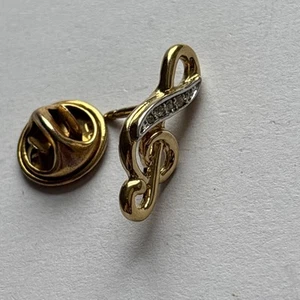 Musiknote Metallabzeichen. - Bild 1 von 3