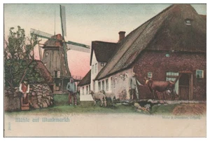 V7940/ Sylt  Windmühle bei Munkmarsch AK ca.1900 - Picture 1 of 2