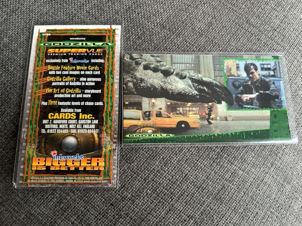 Godzilla  - The Movie - UK Exclusive Promo Card -  GP00 - BY INKWORKS - Image 1 of 1