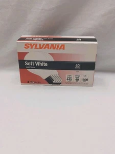1 Pack 4 Bulbs Sylvania Soft White  40 Watt A19  Light Bulbs NOS - Picture 1 of 2