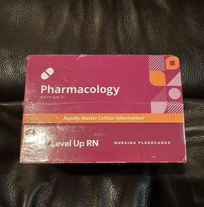 Level Up RN Pharmacology Nursing Flashcards Edition 3 New - Bild 1 von 6