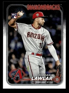 2024 Topps Update Jordan Lawlar #US41 Rookie Debut Diamondbacks - Picture 1 of 2