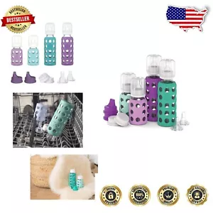 Complete Baby Feeding Starter Set - Safe, Stylish, and Functional Bottles - Picture 1 of 9