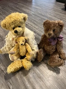 CORLA CUBILLAS MOHAIR BEAR  Lot Of 3 - See Description - Picture 1 of 10