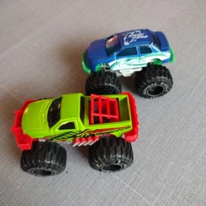 Lot Of 2 Greenbrier International Monster Truck Express Wheels Vehicles  - Picture 1 of 11