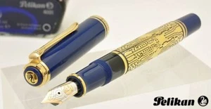 PELIKAN Fountain Pen Limited Edition EXPO2000 Technology 18K Nib M / B - Picture 1 of 8