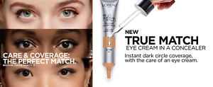 LOREAL True Match Eye Cream in a Concealer CHOOSE COLOUR dark circles puffiness