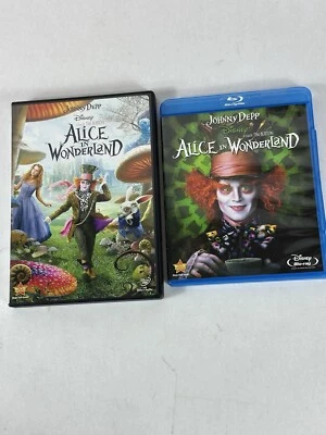Lot Of 2: ALICE IN WONDERLAND BLU-RAY And DVD Separate Movies In Great Cond - Image 1 of 4