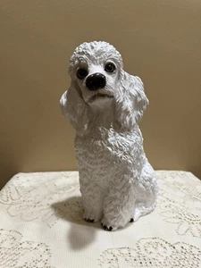 Vintage Resin Poodle Figure - Picture 1 of 9