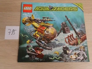 Lego Aqua Raiders 7776 Bauanleitung OHNE STEINE  (NR:795) teil - - Bild 1 von 1