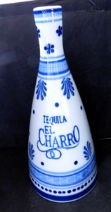 El Charro Tequila 12" Porclain Decanter Empty Tequila Decanter - Picture 1 of 2