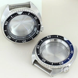 High quality 45mm stainless steel  Seiko sea turtle Mod nh35 Watch Case Sapphire - Picture 1 of 27