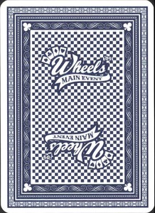 2009 Wheels Main Event Playing Cards Blue #10C Brad Keselowski