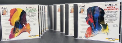 Mozart Music Symphonies Opera Orchestras Piano Harp 10 Complete CDs Highlights Foto 1 de 4