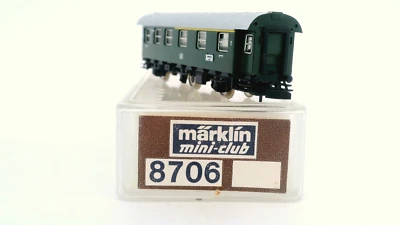 Märklín Mini-Club 8706 DB 3 Axle Class 1 & 2 Passenger Coach Rail Car Z Marklin - Image 1 of 4