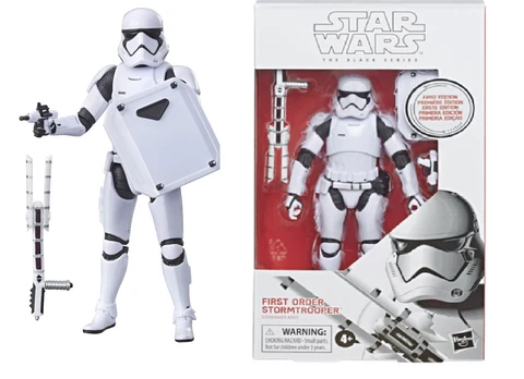 Star Wars Black Series First Order Stormtrooper White Box Edition Force Friday Cover