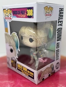 Funko Pop! Vinilo: DC Comics - Harley Quinn and Beaver #308 Birds Of Prey - Imagen 1 de 7