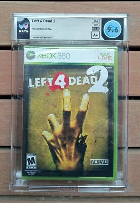 Left 4 Dead 2 XBOX 360 SEALED 2009 WATA Graded 9.6 A+ US Print! - Image 1 of 2