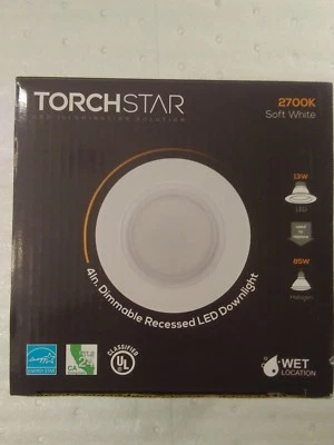 LED Retrofit Kit- Replace 4 Inch Recessed Lights(Wet Location Okay)Dimmable-1 Ct - Image 1 of 4