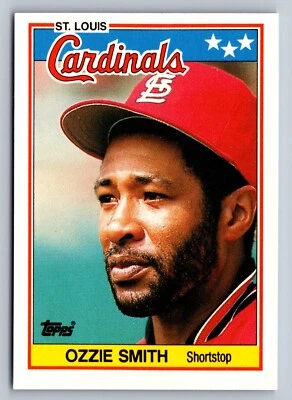 Ozzie Smith-1988 Topps Mini Card #72 Cardinals - Image 1 of 2